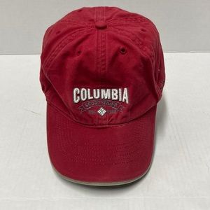 Red Columbia cap